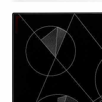 картинка Варочная панель Krona FIDATO 45 BL черный 